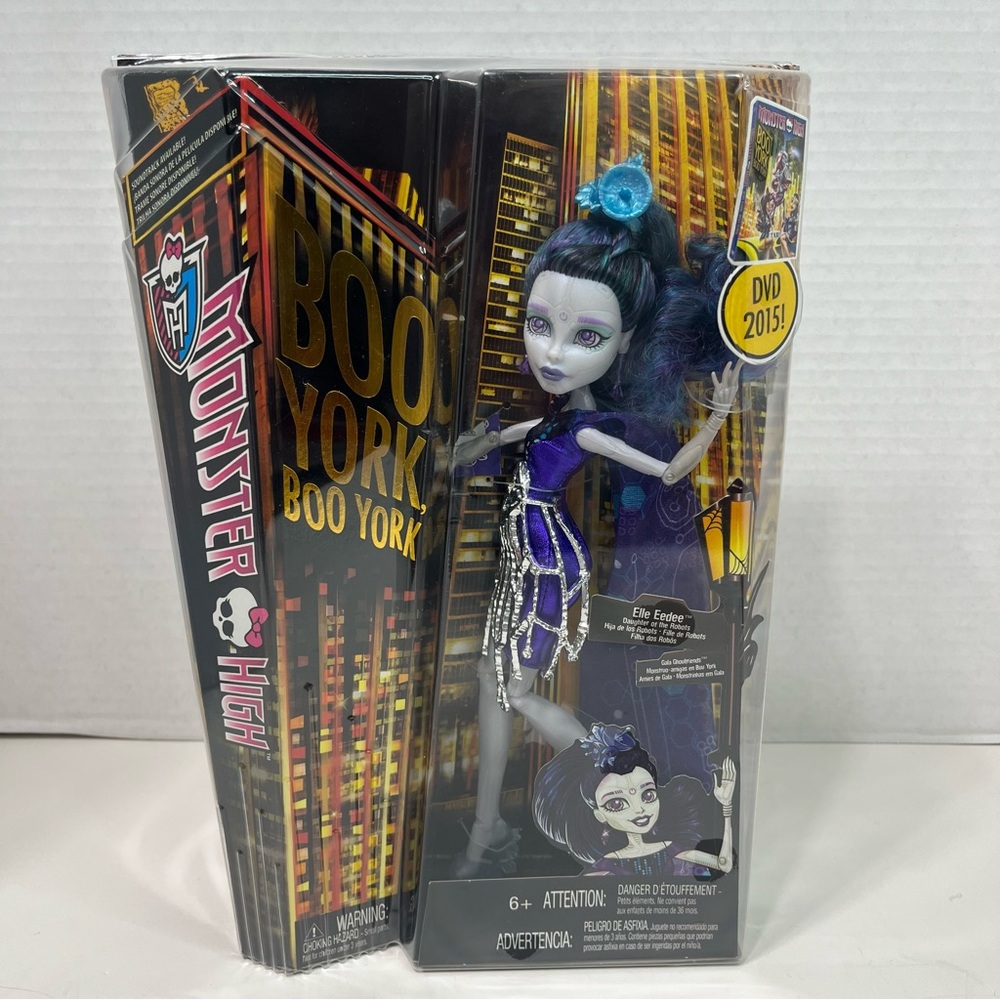MONSTER HIGH Doll Elle Eedee Mattel 2014 NRFB NWT Toy daughter of the robots